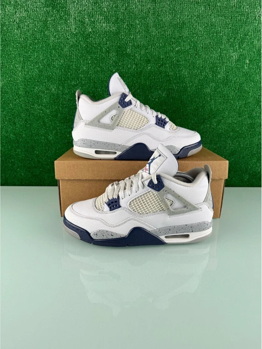 Size 8.5 - Jordan 4 Retro Mid Midnight Navy